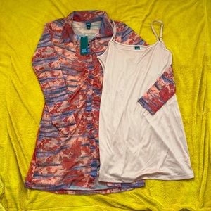 Women’s Medium Wild Fable Two Piece Patterned Dress Set